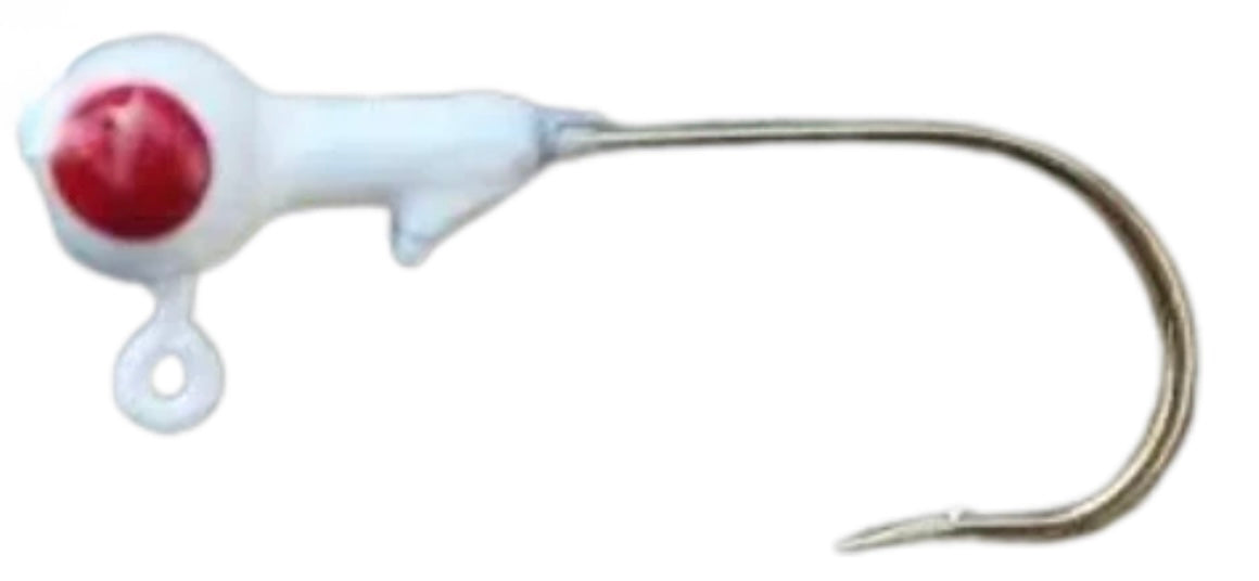Jiffy Jig Barb Hook White