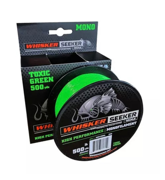 Whisker Seeker MONOFILAMENT Toxic Green