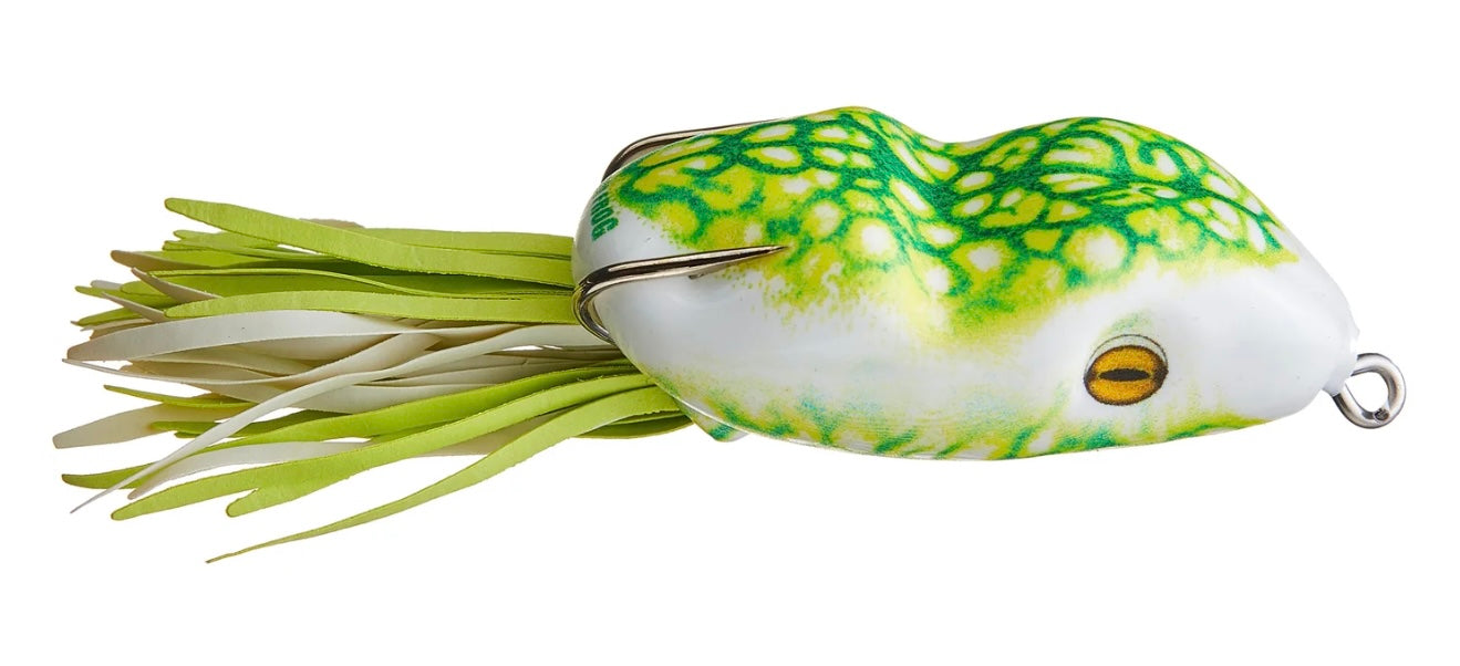 Scum Frog Natural Green & yellow